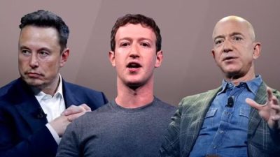 Musk, Bezos e Zuckerberg voltam a formar o ‘top 3’ dos mais ricos do mundo