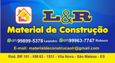 L&R MATERIAL DE CONSTRUÇÃO