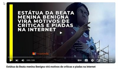 Nova estátua da beata Benigna causa polêmica no Cariri; entenda