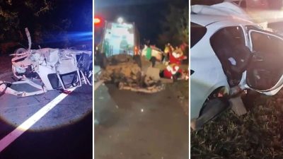 Grave acidente deixa três mortos e dois feridos na BR 101 em Sooretama