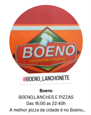 BOENO LANCHONETE E PIZZARIA