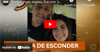 Homem mata esposa, fica com ‘preguiça’ de enterrar o corpo e se entrega à polícia E OUTRAS MATÉRIAS