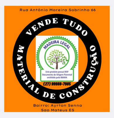 VENDE TUDO (Marciano) – Material de Construção