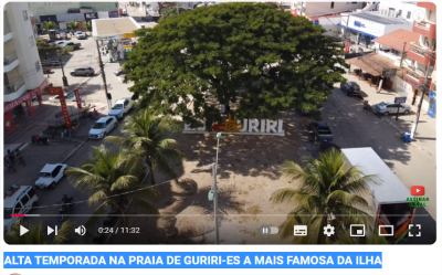 ALTA TEMPORADA NA PRAIA DE GURIRI-ES A MAIS FAMOSA DA ILHA